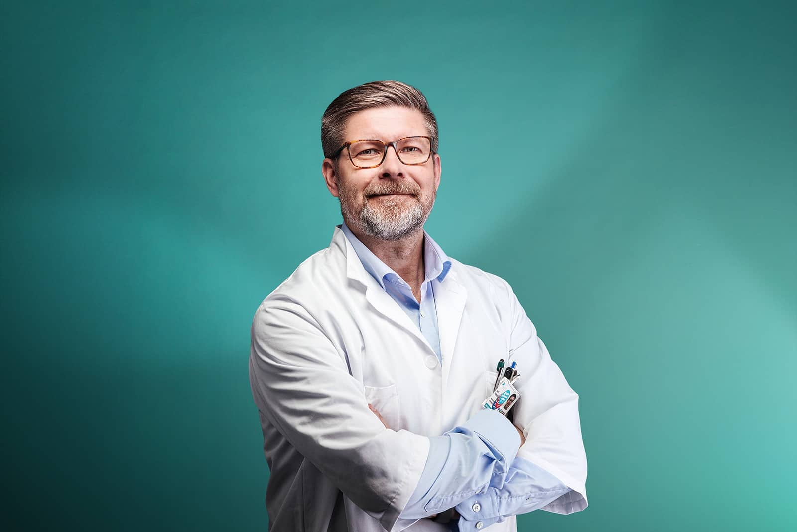 Syöpätutkija Antti Rannikko on mukana Syöpäsäätiön Munien puolesta kampanjassa.